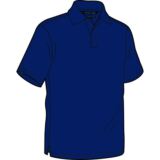 Mens Howth Combed Cotton Solid Colour Polo Golf Shirt In 18 Colours Navy S