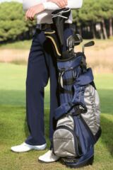 Mens Hudson Water Resistant Golf Trousers In 2 Colours