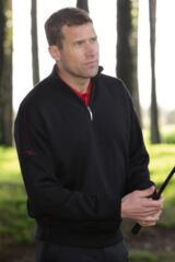 Glenmuir Jupiter Wool Acrylic Zip Neck Performance Golf Sweater