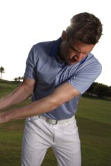Glenmuir Kenly Fine Stripe 100% Mercerised Cotton Golf Polo Shirt
