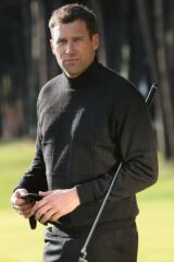 Mens Kielder Wool Acrylic Round Neck Performance Golf Sweater In 3 Colours