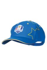 Glenmuir Ryder Cup 2014 Fanwear Killiecrankie 100% Cotton Cap with Euro Star Stitching