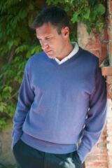 Mens Kinsale Luxury Merino and Angora Golf Sweater In 5 Colours