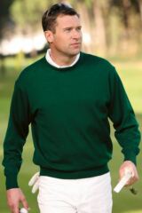 Glenmuir Kirkton Lightweight Merino Wool Crew Round Neck Golf Sweater