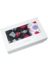 Glenmuir Golf Gifts: Ladies 3 Pair  Argyle Sock Box