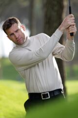 Glenmuir Lewis 100% Supersoft Cotton Roll Collar Polo Neck Golf Shirt