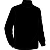 Mens Lewis Cotton Roll Collar Polo Neck Golf Shirt In 5 Colours Black XS