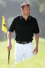 Mens Lonie Combed Cotton Polo Golf Shirt In 4 Colours