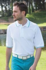 Mens Lonie Combed Cotton Polo Golf Shirt In 7 Colours