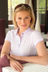 Ladies Mercerised Cotton Shaped Fit Golf Shirt Madelaine In 6 Colours