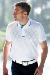 Men's Glenmuir Marseille Diamond Print Cotton Shirt In 3 Colours