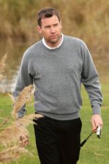 Mens Morar Lambswool Round Crew Neck Golf Sweater In 23 Colours