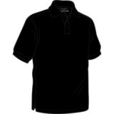 Mens Mull Plain Combed Cotton Polo Golf Shirt In 12 Colours Black S