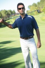 Mens Performance Fit Curve Thermocool Golf Shirt In 3 Colours