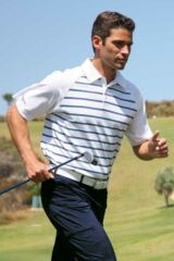 Mens Performance Fit Elite Coolmax Golf Shirt In 3 Colours