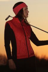 Glenmuir Poppy Windproof Quilted Golf Gilet