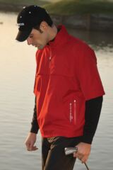 Mens Rain Bloc Club Short Sleeve Waterproof Lightweight Golf Jacket In 4 Colours