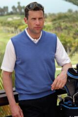 Glenmuir Rankin 100% Extrafine Merino Wool Sleeveless Golf Slipover