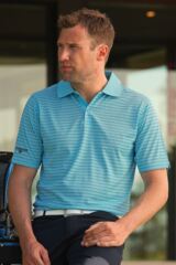 Men's Glenmuir Ravelston Performance Quick Dry Striped Shirt In 3 Colours