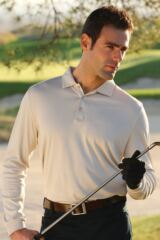Mens Rhyl Supima Cotton Long Sleeve Golf Shirt In 4 Colours