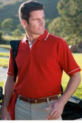 Mens Fitted Short Sleeve Coolflex Performance Golf Shirt Skibo In 6 Colours