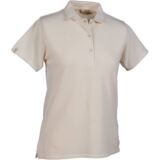 Ladies Sophie Shaped Fit Cotton Polo Golf Shirt In 20 Colours Winter White XS