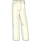 Ladies Stella Cotton Rich Stretch Golf Trousers In 5 Colours Winter White UK 8 Short [27"]