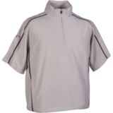 Mens Storm Bloc Club Half Sleeve Golf Windshirt In 5 Colours Silver/Graphite S