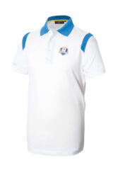 Glenmuir Ryder Cup 2014 Fanwear Strathearn Performance Polo Shirt with Contrast Collar and Shoulder Panels