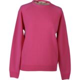 Ladies Sundridge Lambswool Crew Neck Classic Golf Sweater In 20 Colours Hot Pink XS