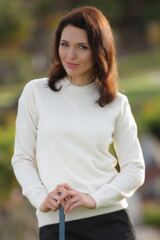 Glenmuir Sundridge 100% Lambswool Classic Crew Neck Golf Sweater
