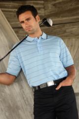 Mens Pencil striped Cotton Valderrama Golf Shirt In 9 Colours