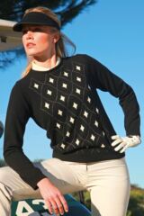 Ladies Lightweight Lambswool Crew Neck Sweater Victoria In 3 Colours