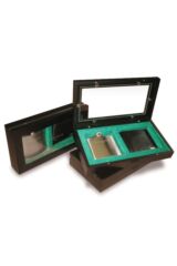 Glenmuir Golf Gifts: Leather Wallet & Flask Gift Box