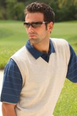 Mens Lambswool Sleeveless Slipover Windermere In 12 Colours