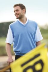 Mens Windermere Lambswool Sleeveless Golf Slipover In 12 Colours