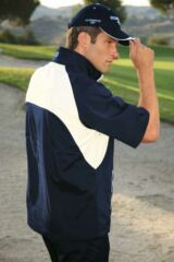Mens Short Sleeve Stretch Windshirt Windstretch Club In 3 Colours