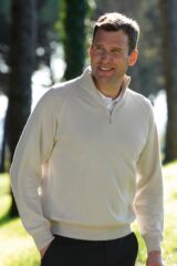 Glenmuir Woburn Zip Neck Supersoft Cotton Golf Sweater