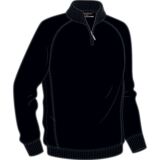 Mens Woburn Zip Neck Supersoft Cotton Golf Sweater In 6 Colours Black S