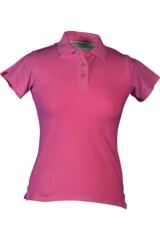 Girls Zara Plain Stretch Cotton Golf Shirt In 4 Colours