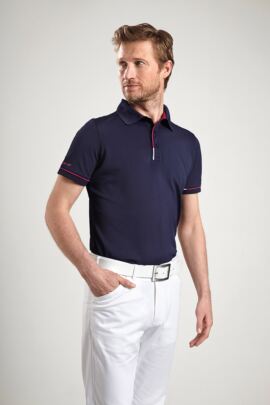 Glenmuir Mens Performance Piping Golf Polo Shirt