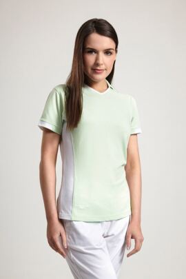 Glenmuir Ladies Performance Block Panel Golf Polo Shirt