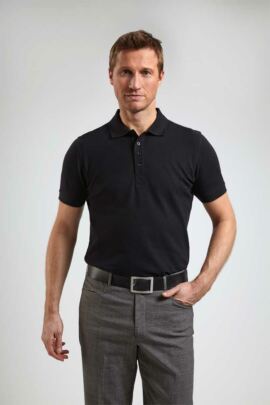 Glenmuir Mens Tailored Fit Cotton Pique Polo Shirt
