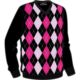 Black/Raspberry/Lilac/White