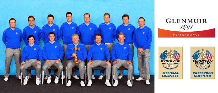 European Ryder Cup Team 2010 - Newport, Knitwear and Shirts by Glenmuir