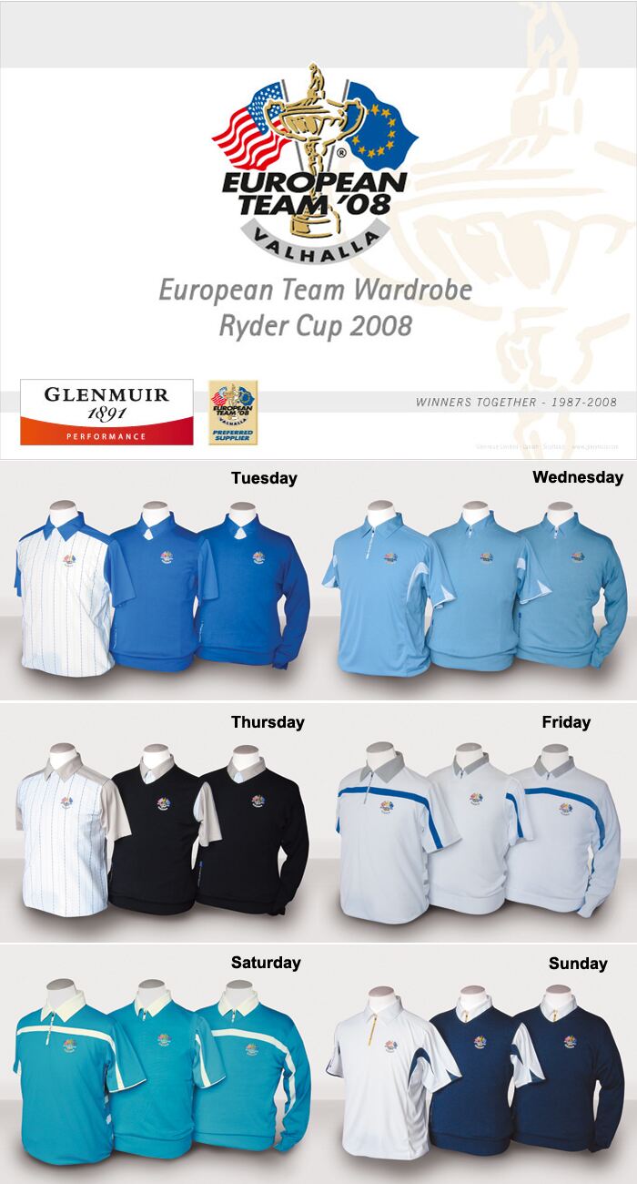 Team Europe Ryder Cup Apparel