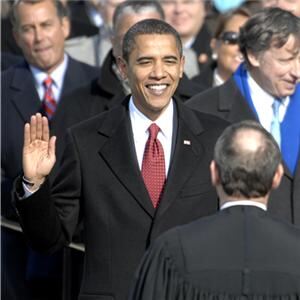 Chelsea Curtis found golf apparel just the thing to brave the cold for President Obama's inauguration