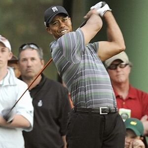 Woods was seen without an embroidered name on his golf clothing