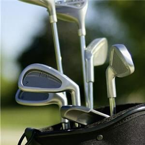 Golf simulator is a good way to spend a chilly day.