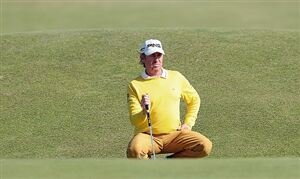 Jimenez looked cool in his golf clothes